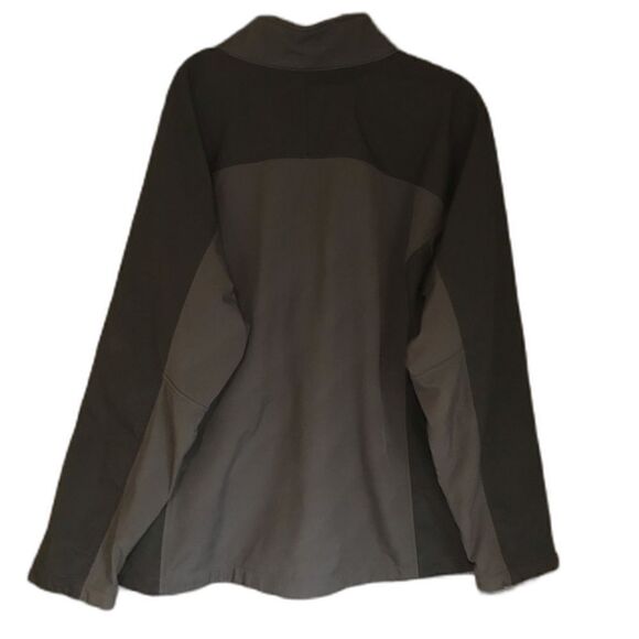 Free Tech Jacket Men Size 2XL Grey Long Sleeve Front Zipper Pockets Fleece - Picture 6 of 10